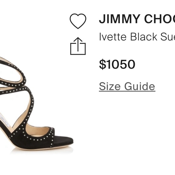 Jimmy CHOO dressy sandals Ivette 85 heel size 43 black suede w/micro studs - Picture 11 of 13